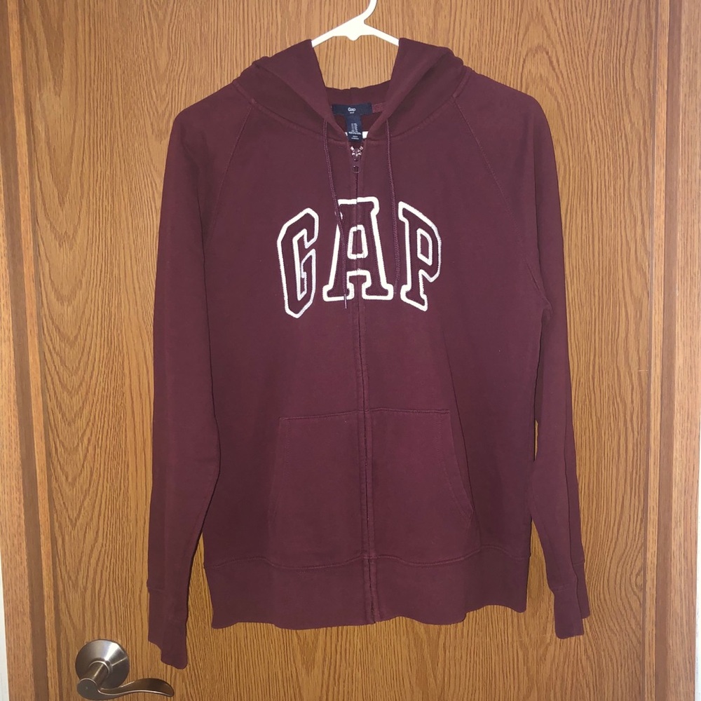 GAP Maroon Zipup Hoodie